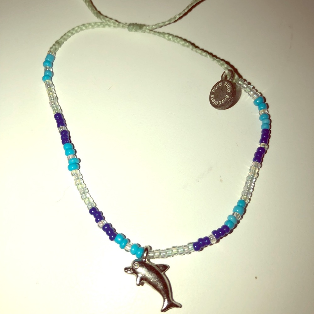 Dolphin Seed Bead Bracelet